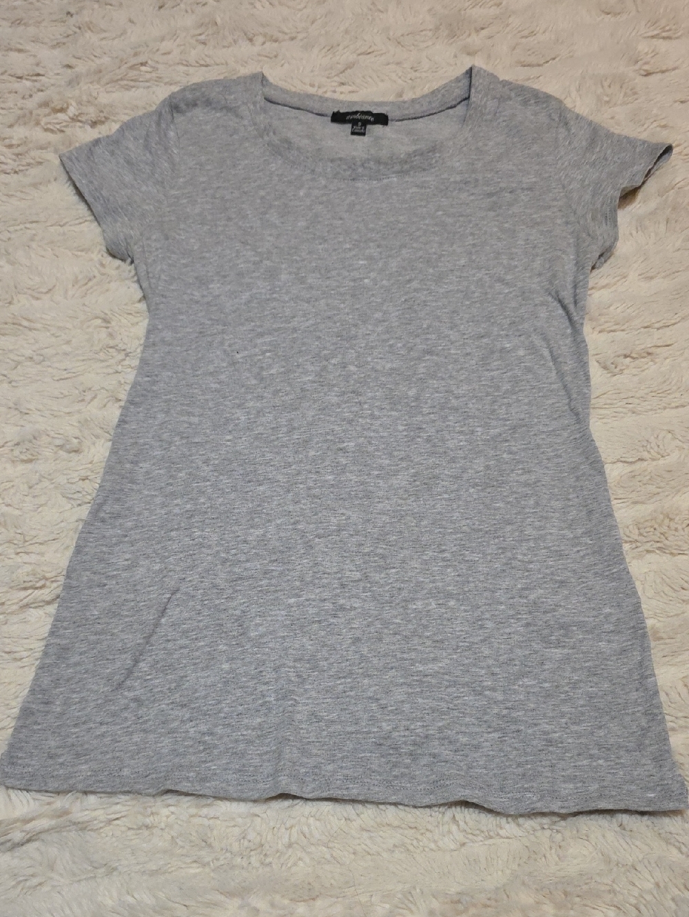 Ambiance Heather Gray Crew Neck Tee